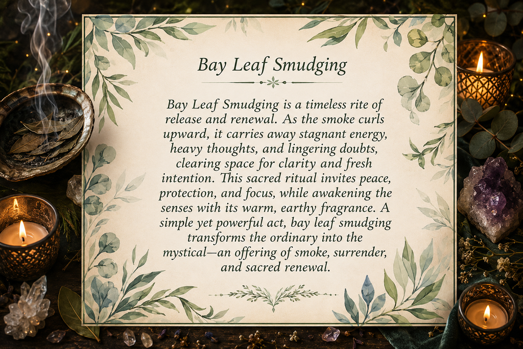 Cleansing and Smudging with Bay Leaves