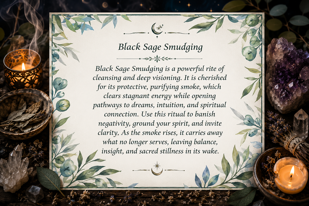 Cleansing and Smudging with Black Sage