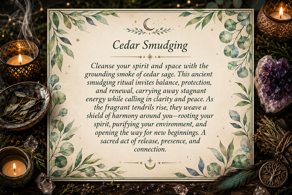 Cleansing and Smudging with Cedar