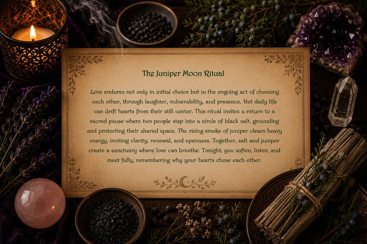 The Juniper Moon Couples Ritual