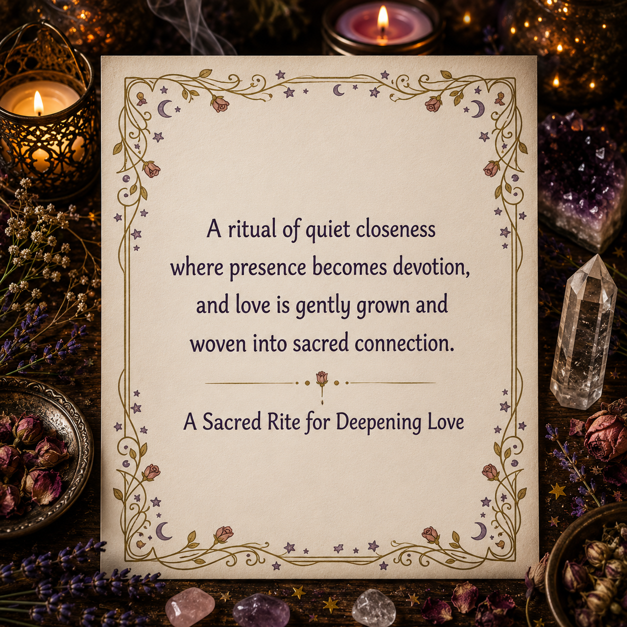 A Sacred Rite for Deepening Love Couples Ritual