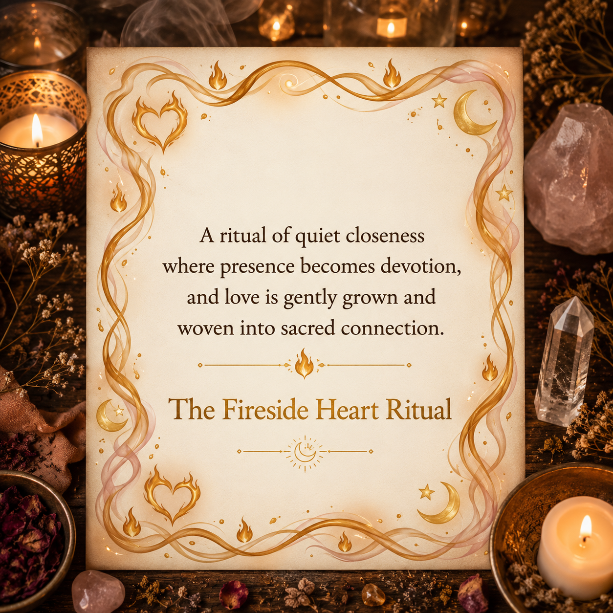 The Fireside Heart Couples Ritual