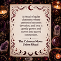 The Crimson Moon Union Couples Ritual