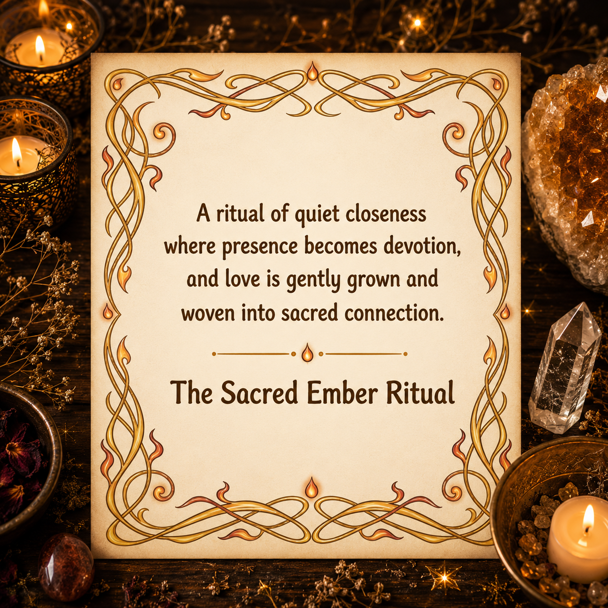 The Sacred Ember Couples Ritual