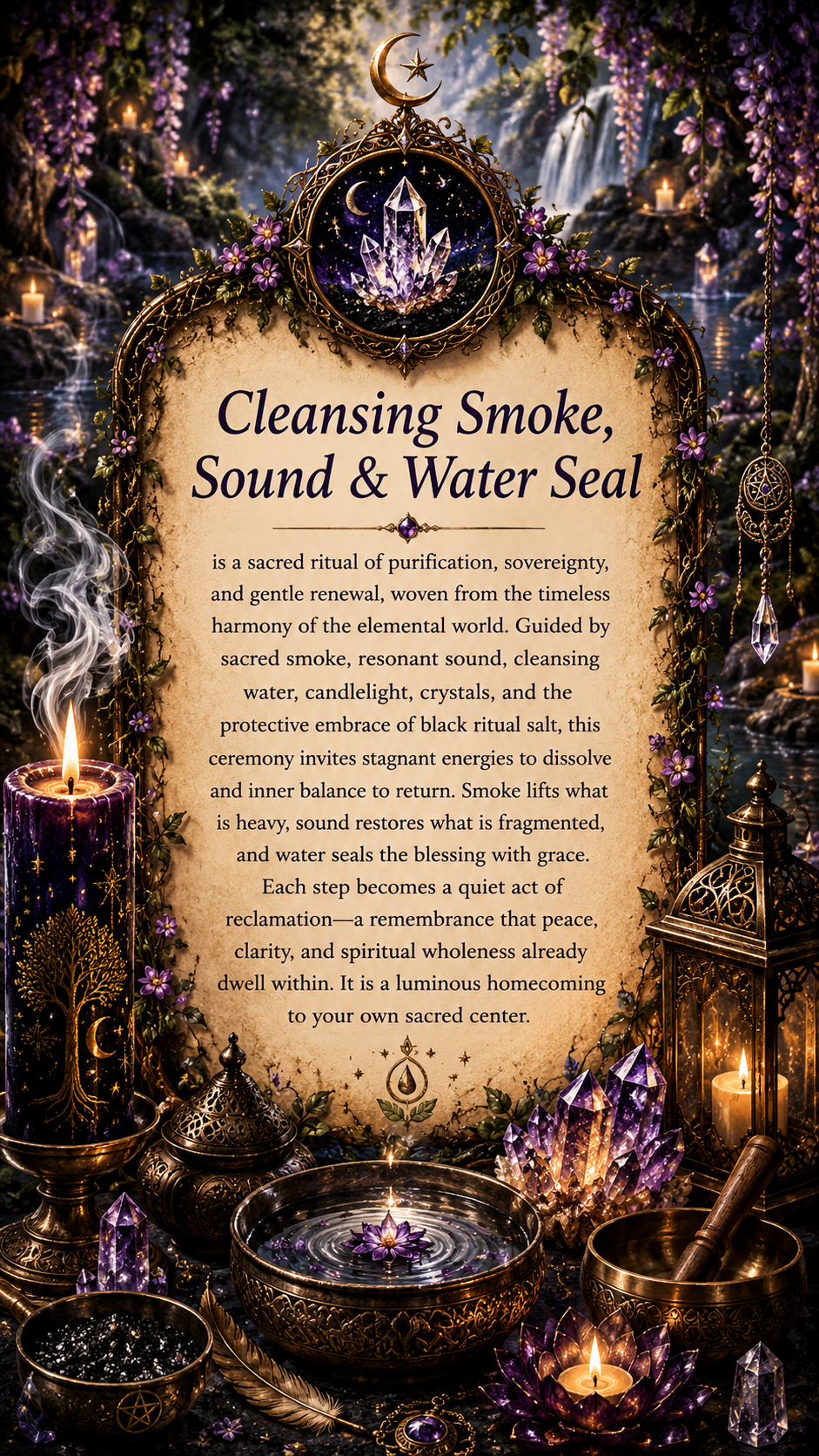 The Cleansing Smoke, Sound & Water Seal