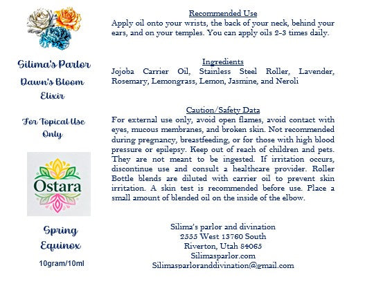 Dawn's Bloom Elixir - Ostara - Spring Equinox
