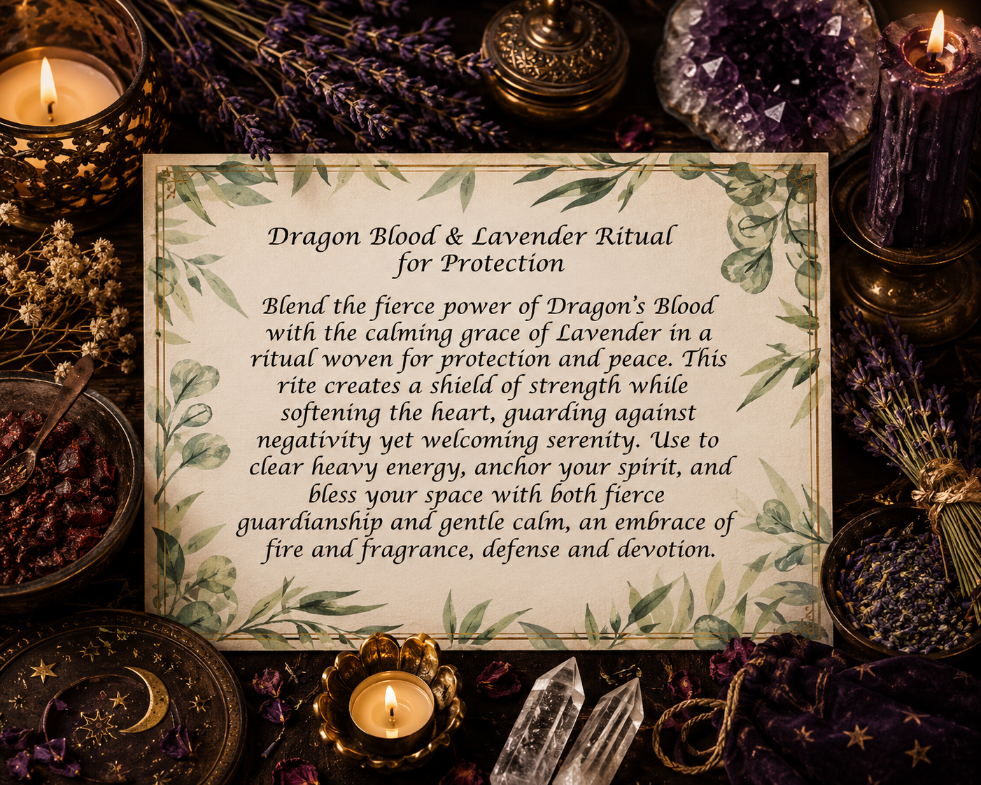 A Rite of Sacred Shielding, Spiritual Strength, and Inner Peace