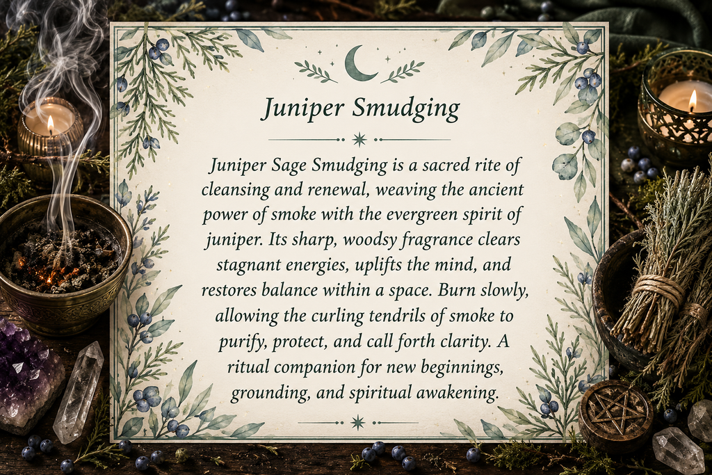 Cleansing and Smudging with Juniper