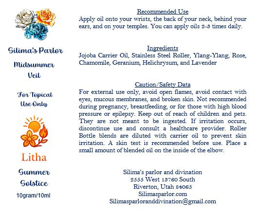 Midsummer Veil - Litha - Summer Solstice