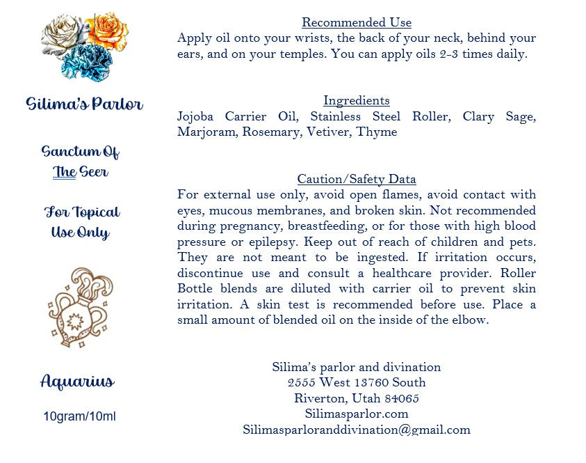 Sanctum of the Seer - Aquarius Blend