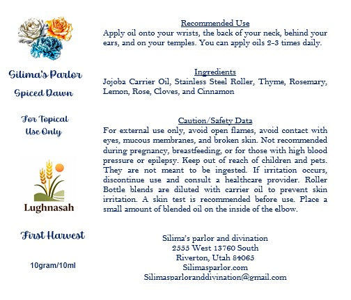 Spiced Dawn - Lughnasadh - First Harvest