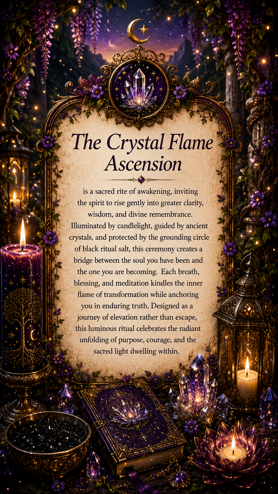 The Crystal Flame Ascension