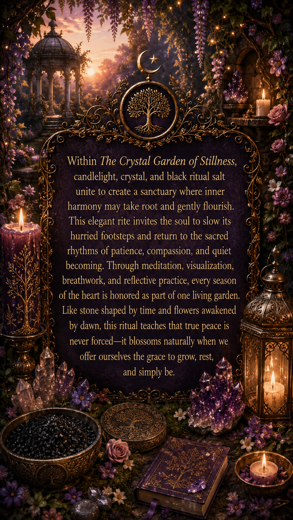 The Crystal Garden of Stillness