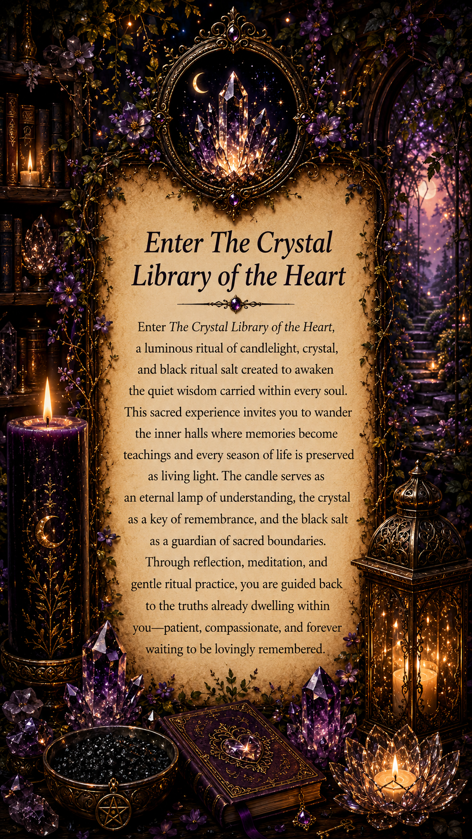 The Crystal Library of the Heart