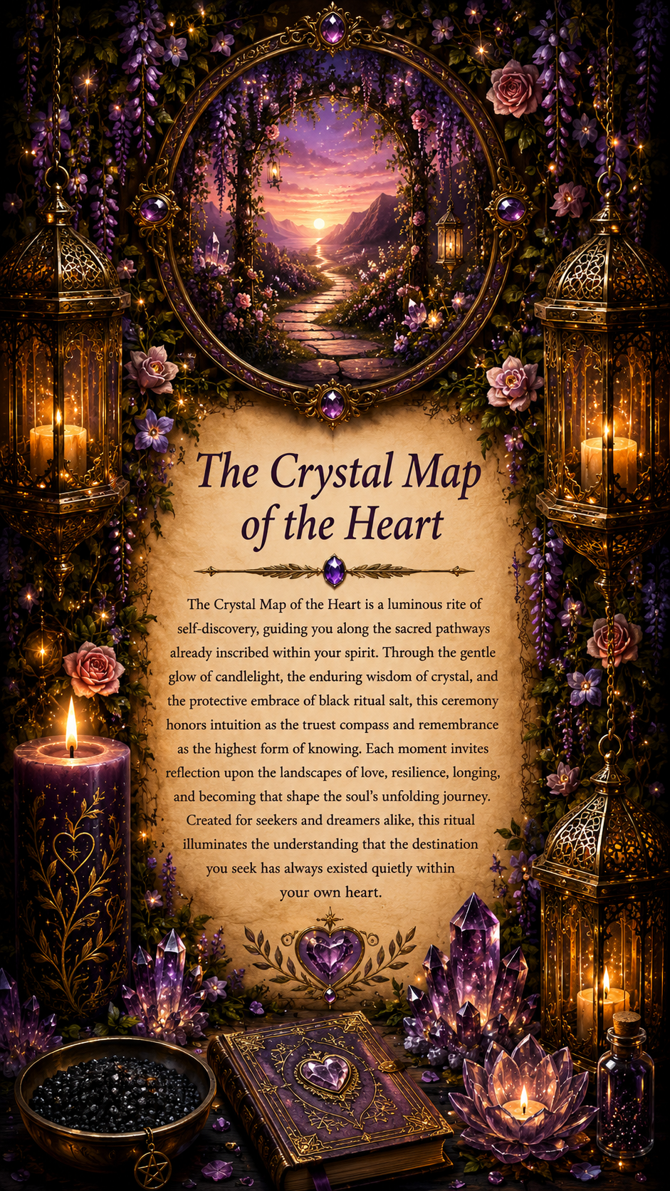 The Crystal Map of the Heart