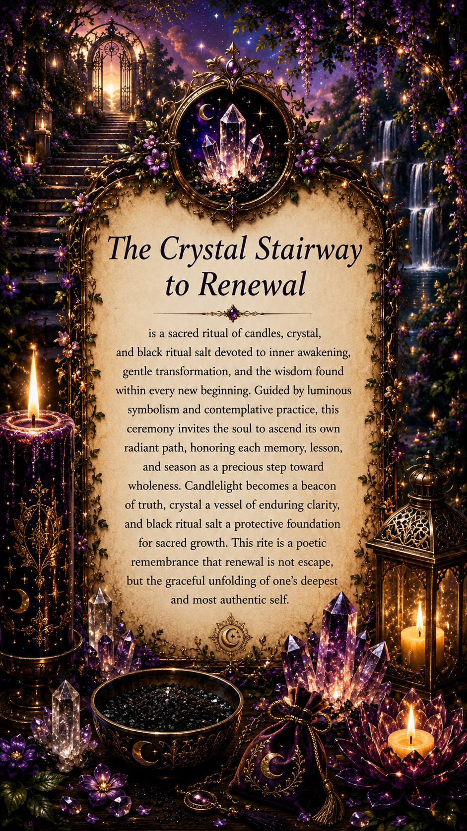 The Crystal Stairway to Renewal