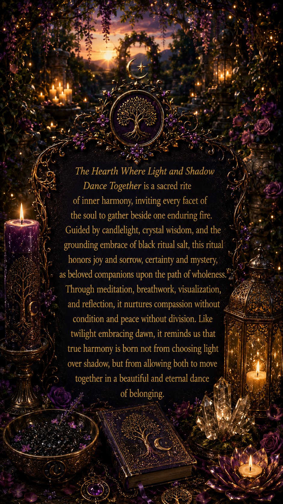 The Hearth Where Light and Shadow Dance Together
