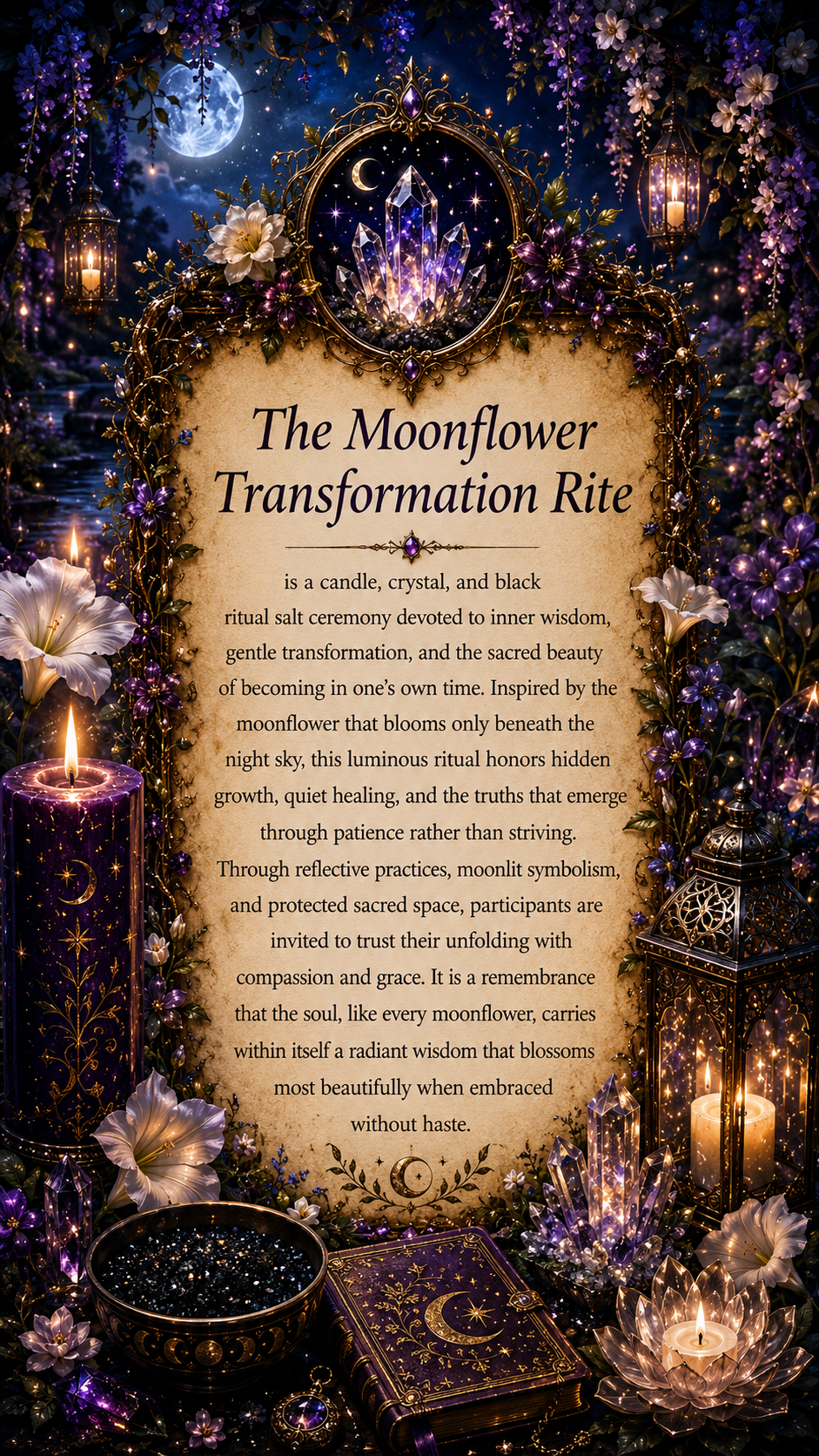 The Moonflower Transformation Rite