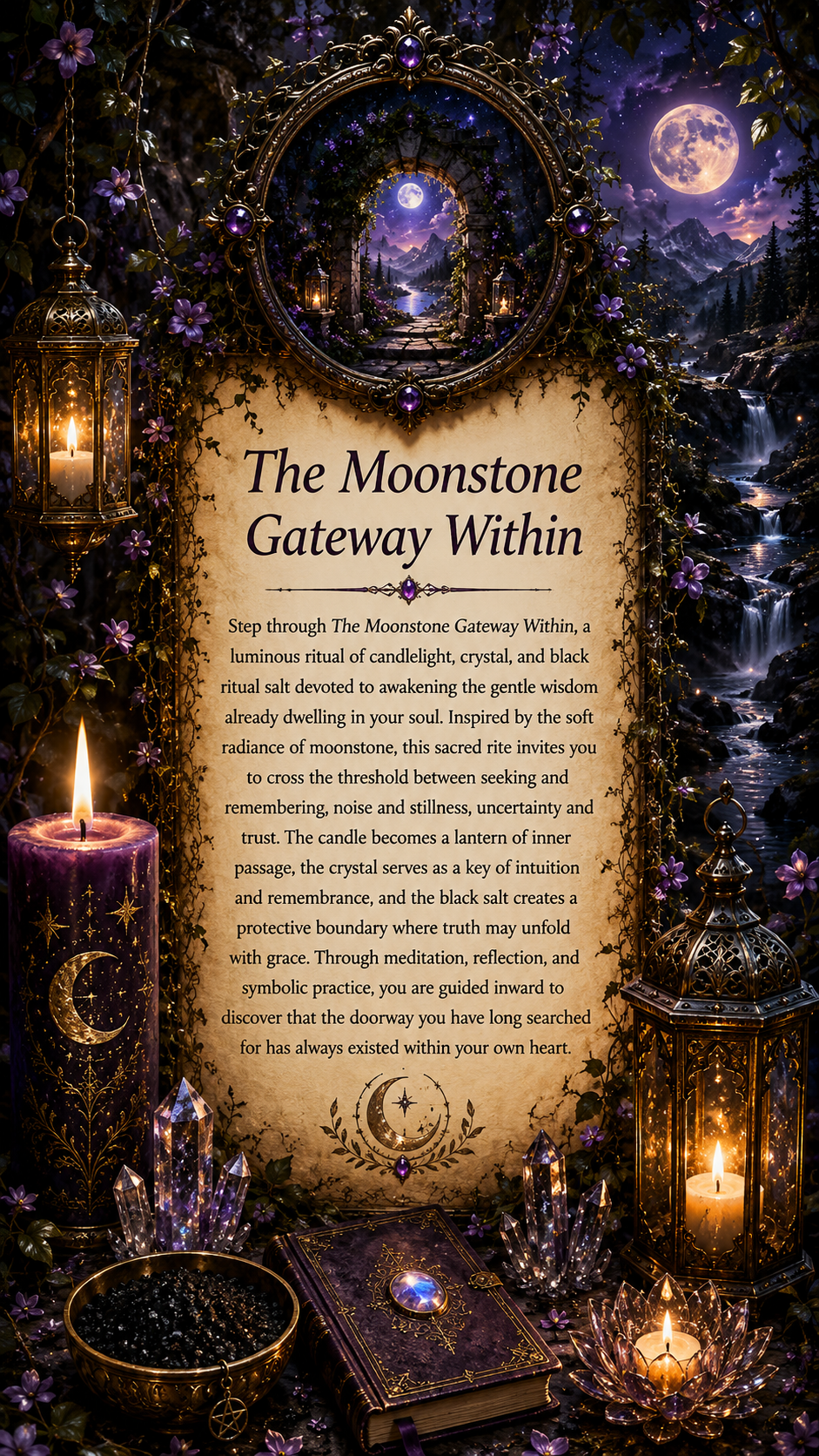 The Moonstone Gateway Within