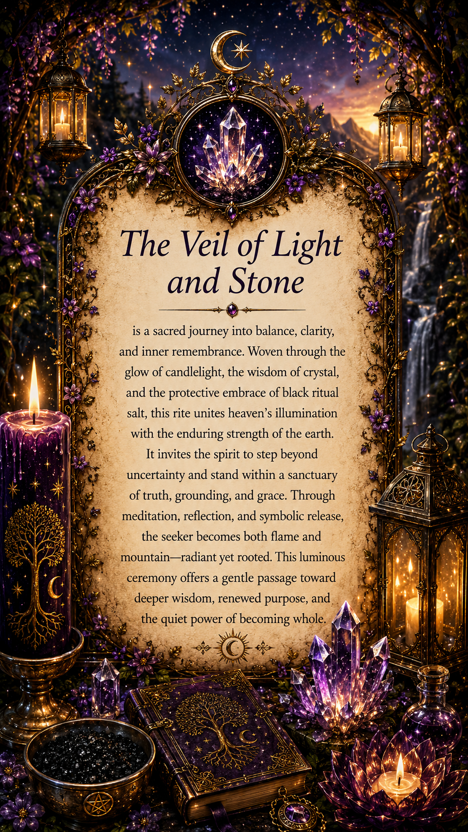The Veil of Light and Stone