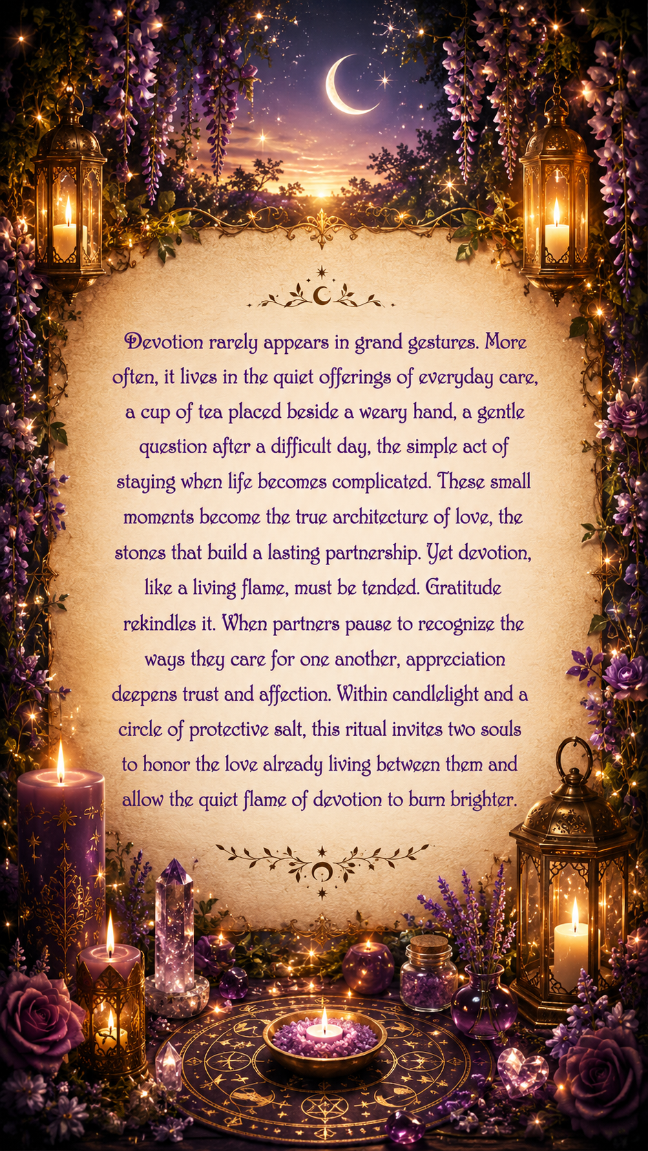 The Flame of Devotion Ritual