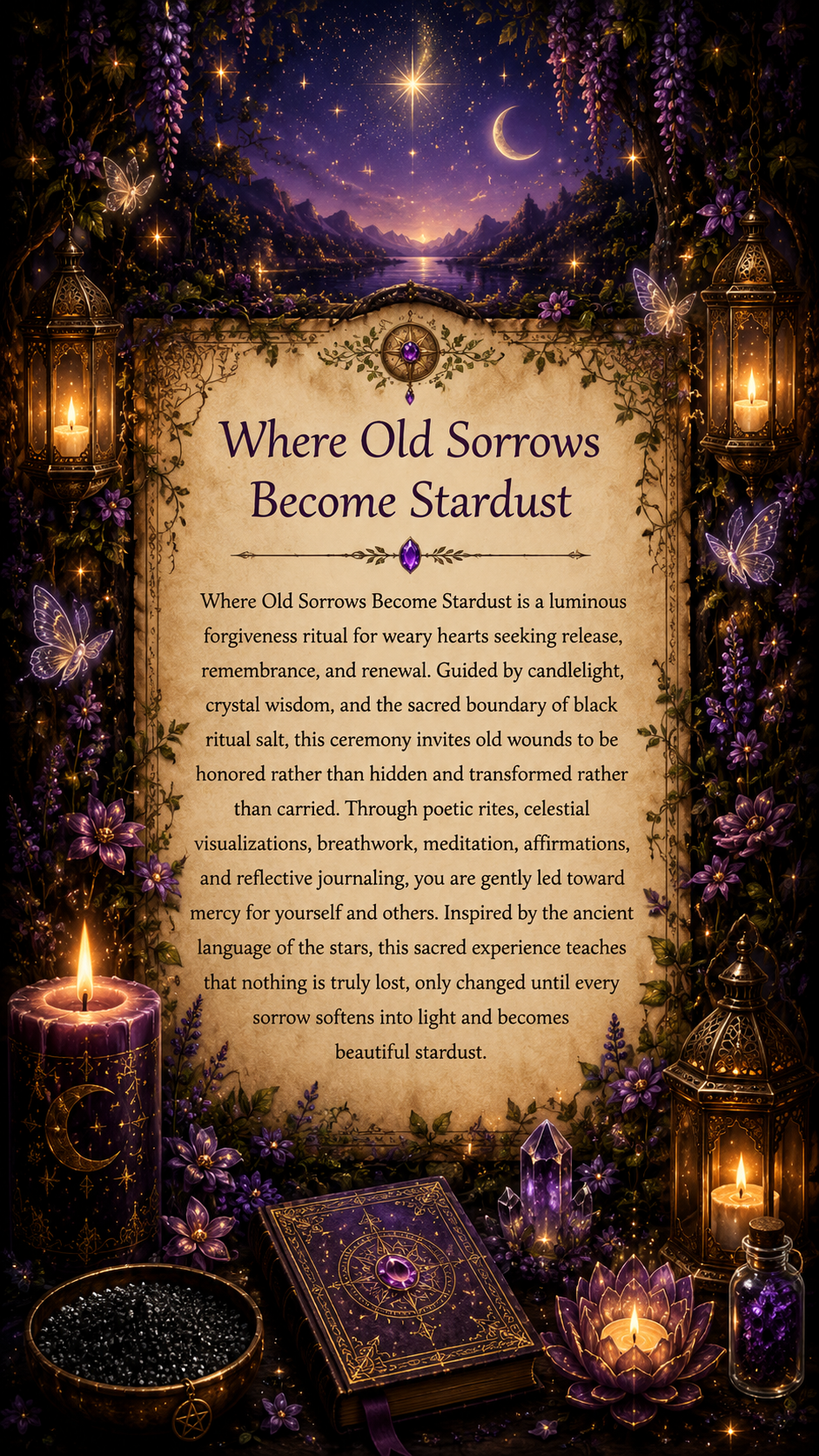 Where Old Sorrows Become Stardust
