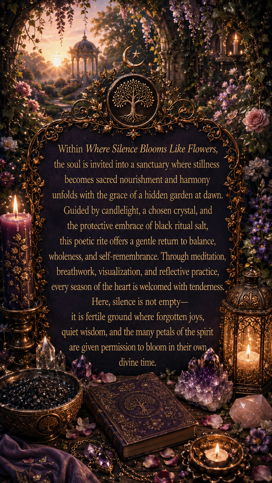 Where Silence Blooms Like Flowers