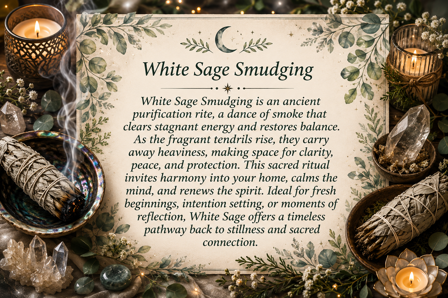 Cleansing and Smudging with White Sage