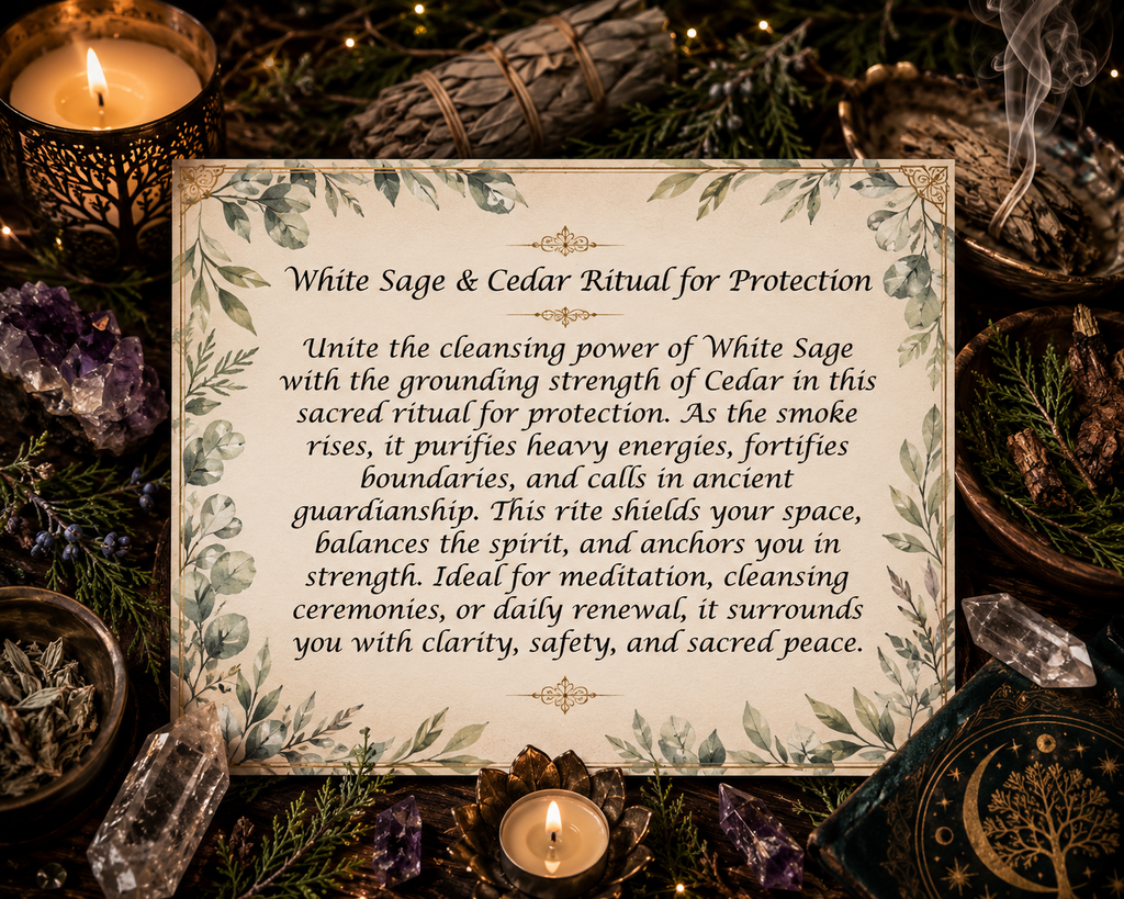 A Rite of Purification, Protection, and Sacred Grounding