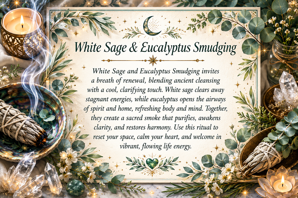 Cleansing and Smudging with White Sage and Eucalyptus
